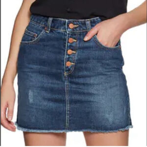 Roxy High Wasted Denim Skirt